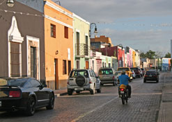 Early morning in the colonial center of Merida